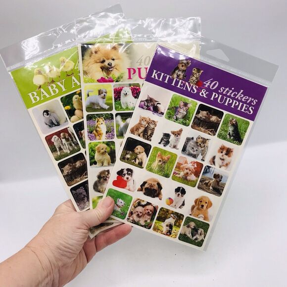 960 Stickers Baby Animals For Student Rewards Scrapbooking Homeschool Stickers - Picture 1 of 4